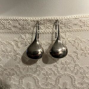 Vintage Jondell Mexico Sterling Silver Earrings. 1.5”